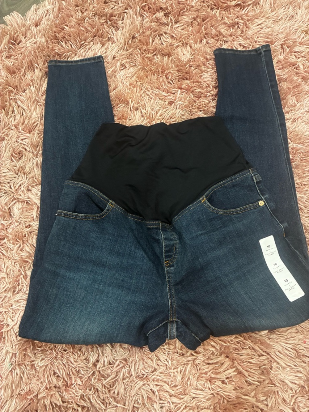 Isabel Maternity by Ingrid & Isabel Dark Blue Skinny Jeans 10
